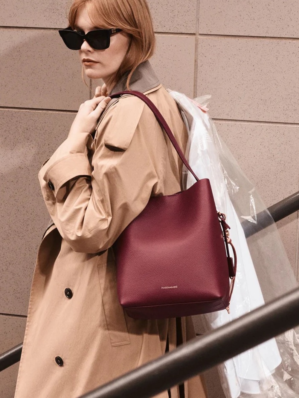 Maison de Sabré Soft Bucket Tote + Charms